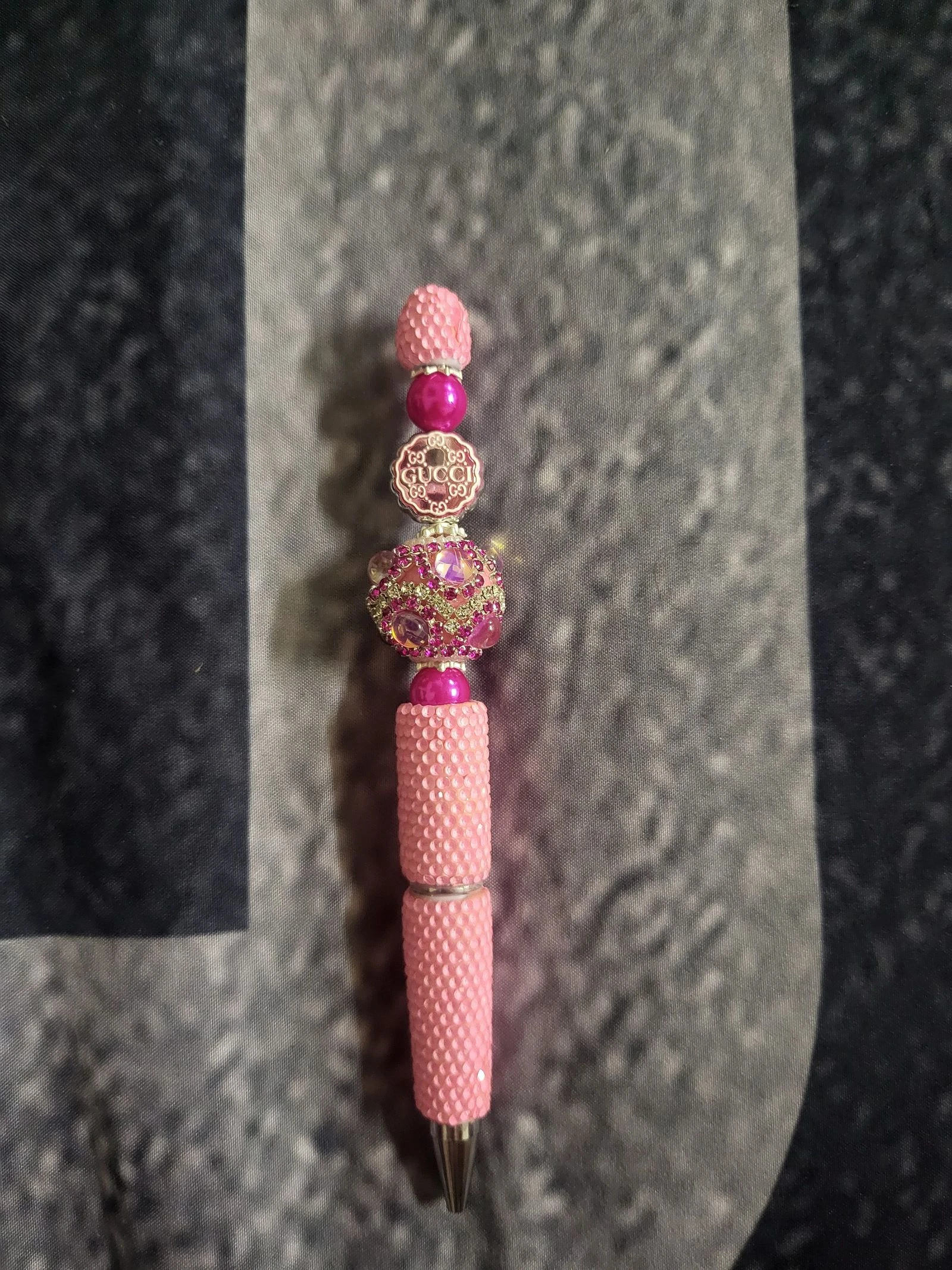 Magnifique stylo à paillete brillant 